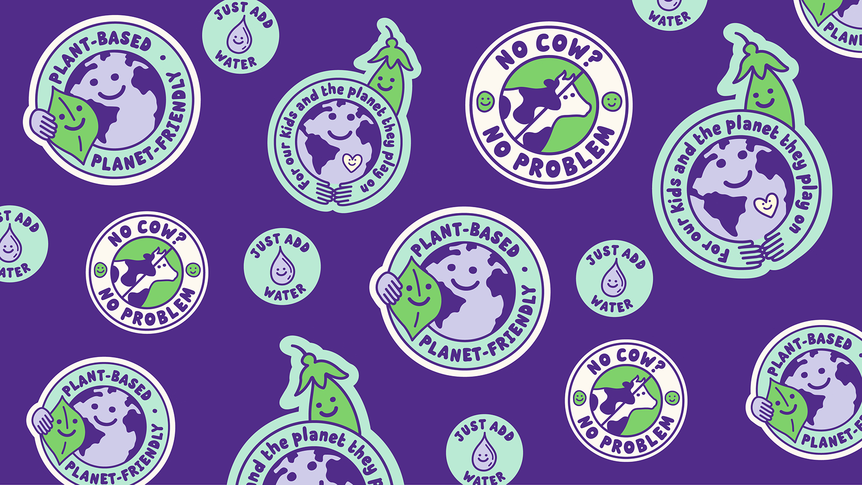 Grow with Iris sustainability stickers